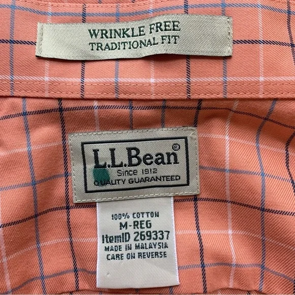 L.L. Bean Button Down Plaid Shirt - Picture 7 of 7